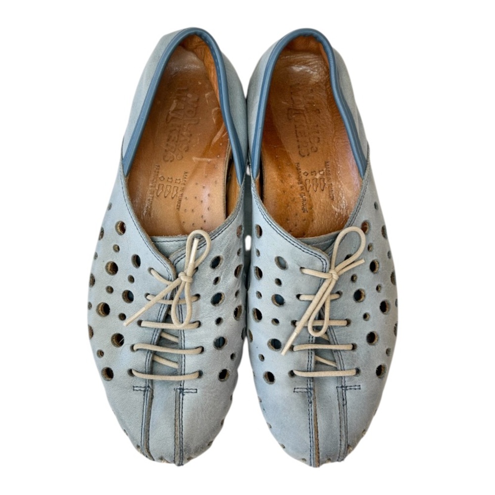 Volks Walkers Izmit Lace Up Shoe in Denim